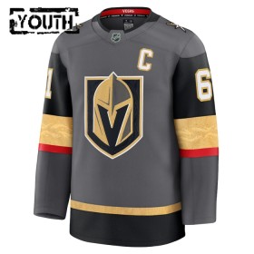 Maillot de Hockey Vegas Golden Knights Fanatics Premium Mark Stone 2024-25 Gris Troisième - Enfant